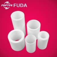 high quality low flammability white 100mm pure ptfe lined pipe