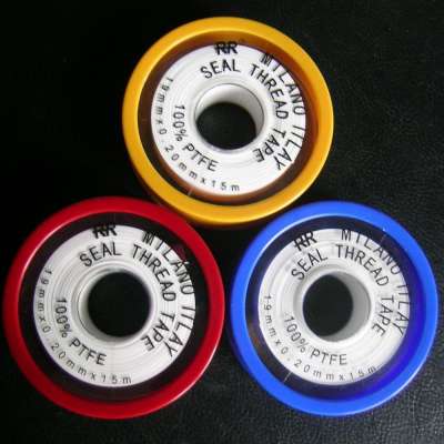 thread seal tape 100% PTFE 12MM water oil chemical for plumbing used